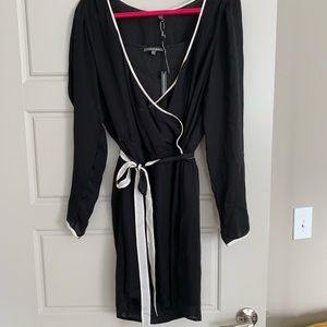 Michael Stars Wrap Style Dress with Waist Tie